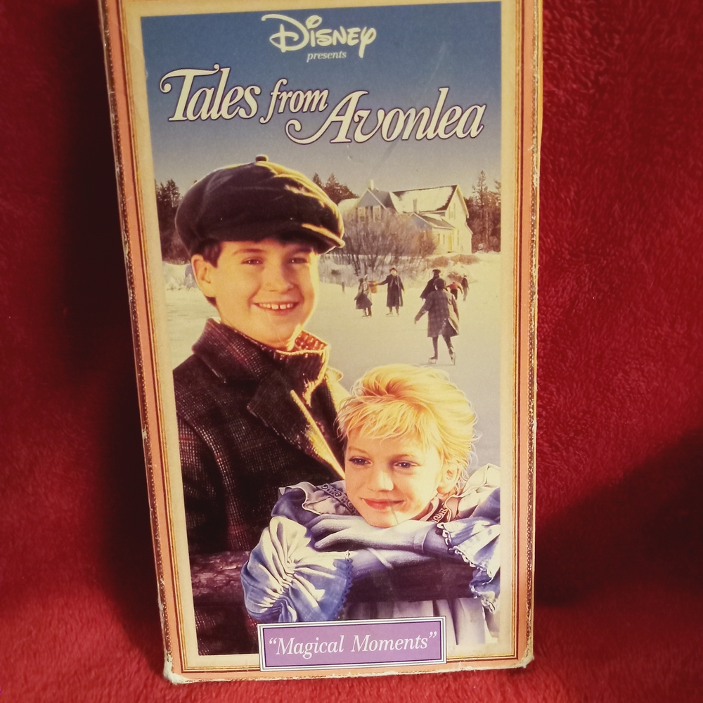 Disney Tales from Avonlea VHS with Red and White Accents